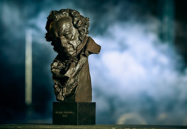 La estatuilla de los Premios Goya » Premios Goya 2024