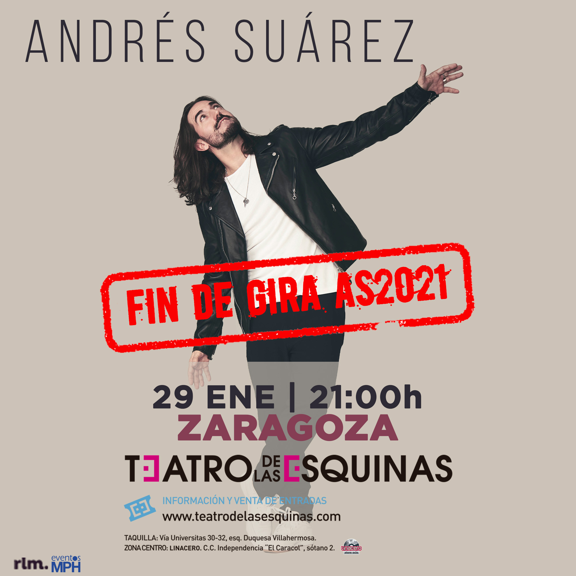 Cartel Andrés Suarez