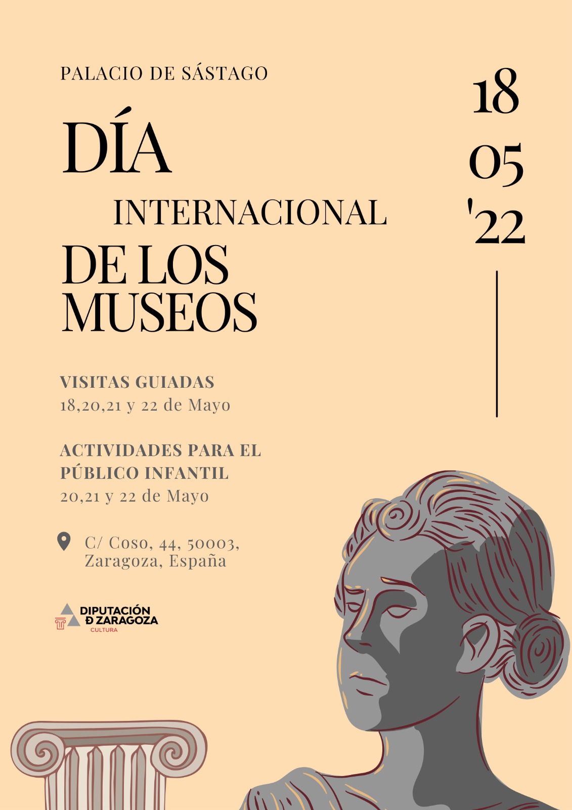 Cartel Día de los museos