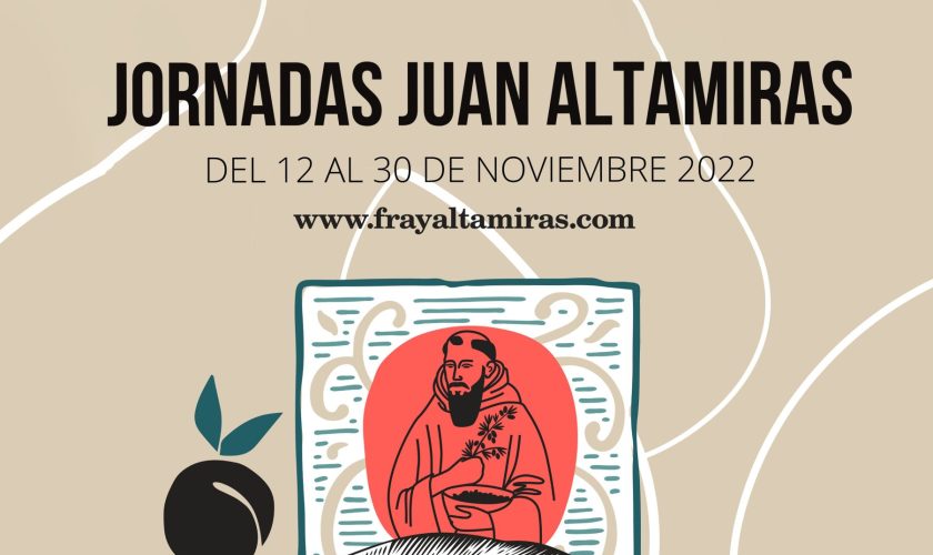 Cartel Jornadas Juan Altamiras del 12 al 30 nov 2022