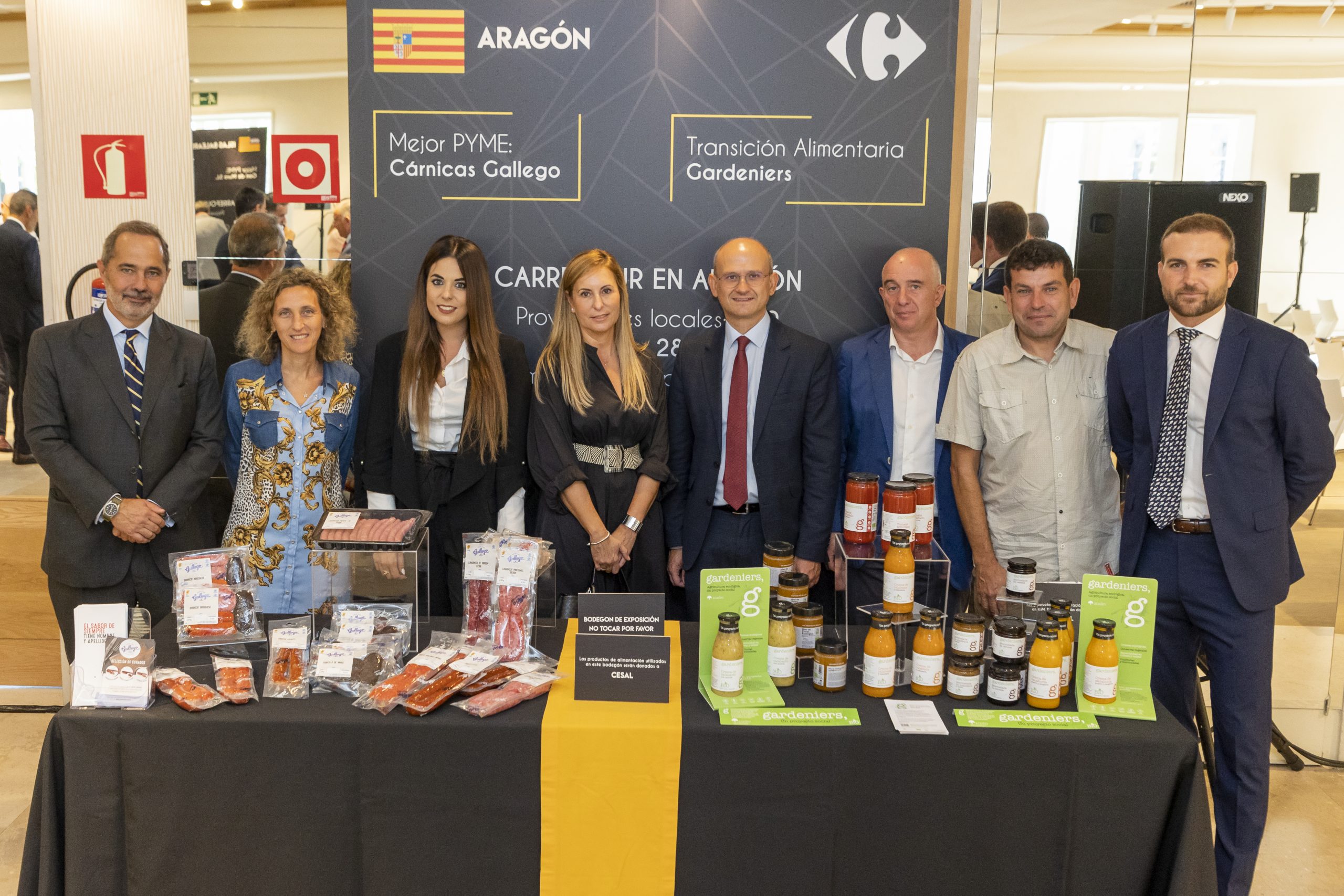Premiados pymes Aragón Cárnicas Gallego y Gardeniers
