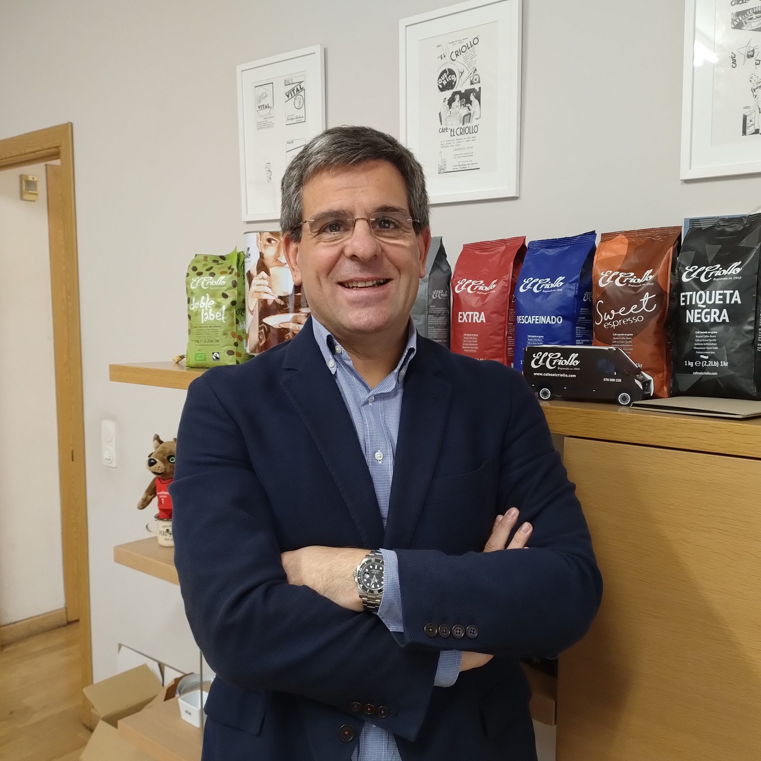 Santiago Lascasas, consejero delegado de Cafés El Criollo