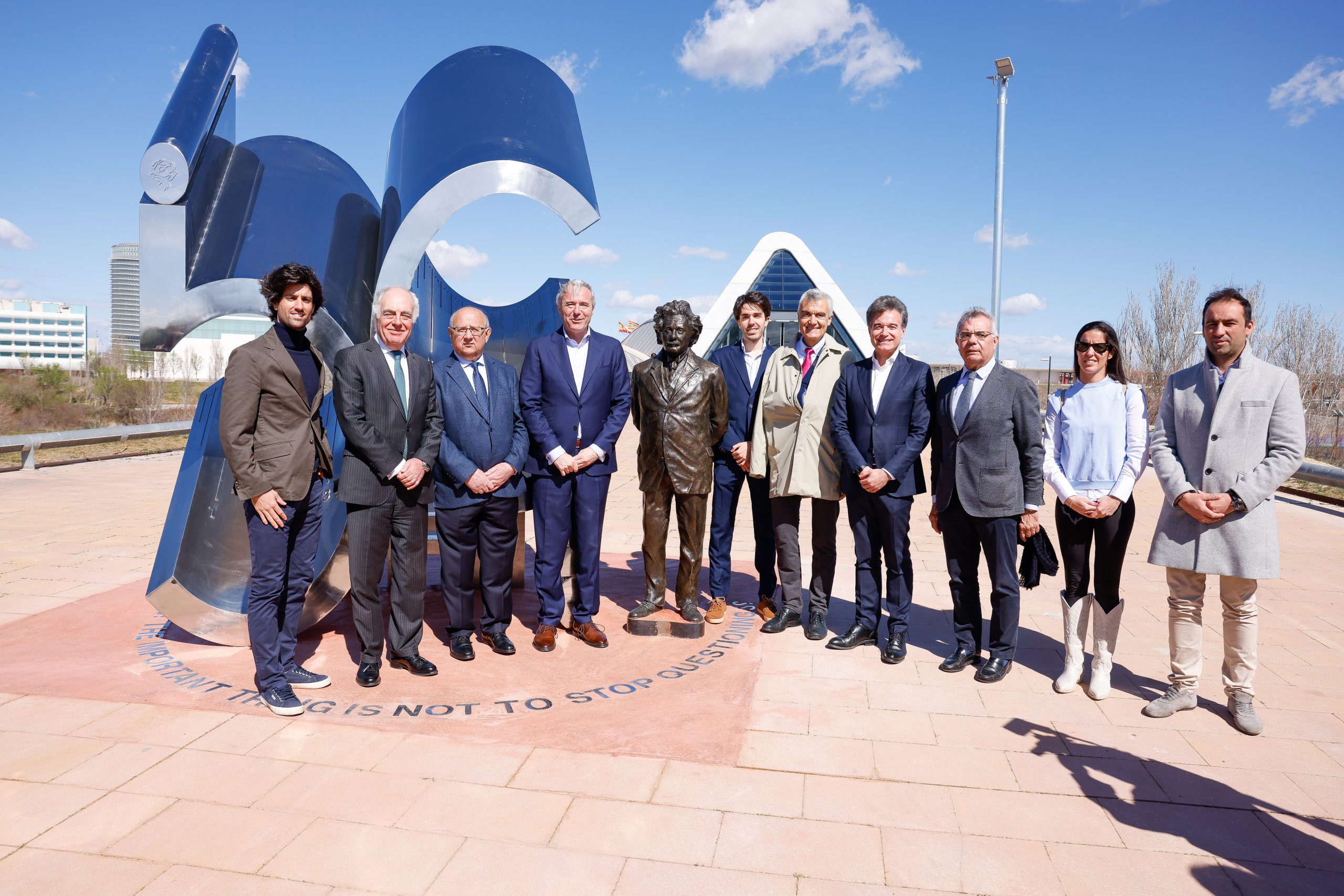 2023 Presentación del memorial del centenario de la visita de Einstein a Zaragoza. Fundación Ibercaja