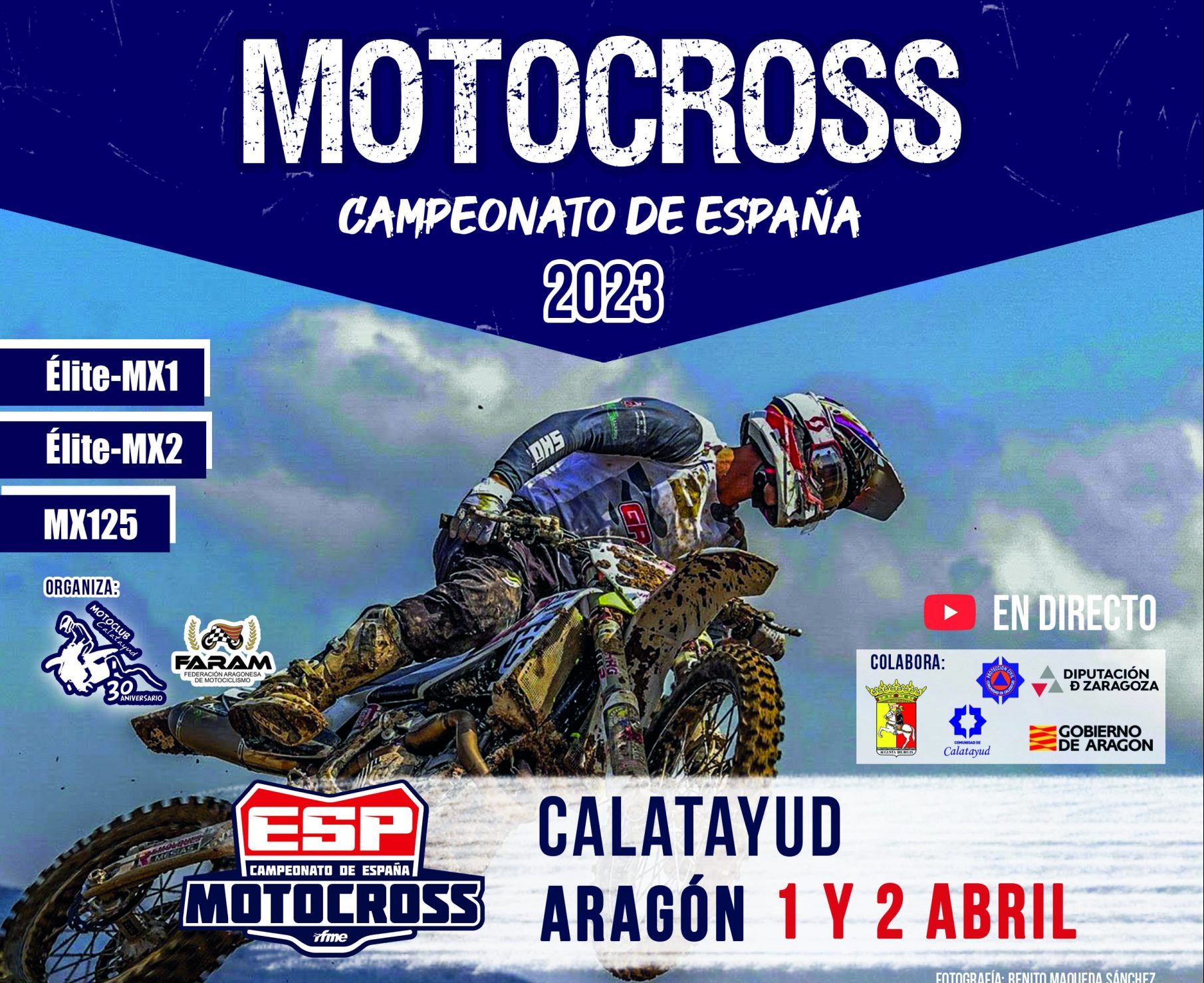 cartel motocross Calatayud