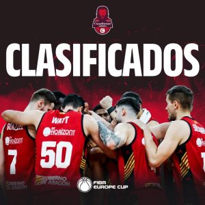 Casademont Zaragoza, clasificado en la FIBA Europe Cup