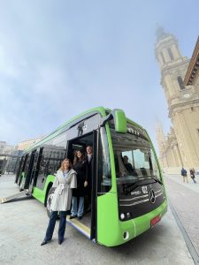 autobuses eléctricos en Zaragoza