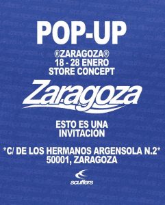 pop up de Scuffers en Zaragoza